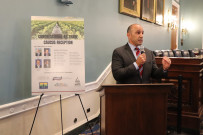 Another Ag Trade Caucus Member speaking at a meeting